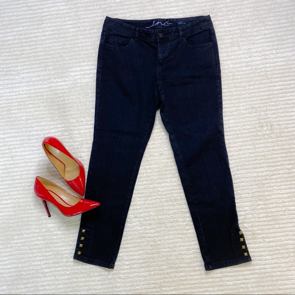 INC black denim skinny jeans - Picture 5 of 12